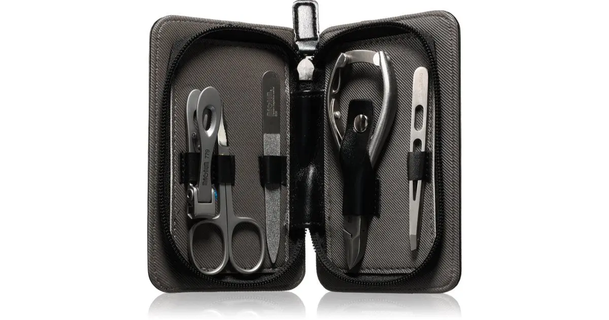 Magnum Feel The Style 237 Black Set per manicure per uomo 5 pz