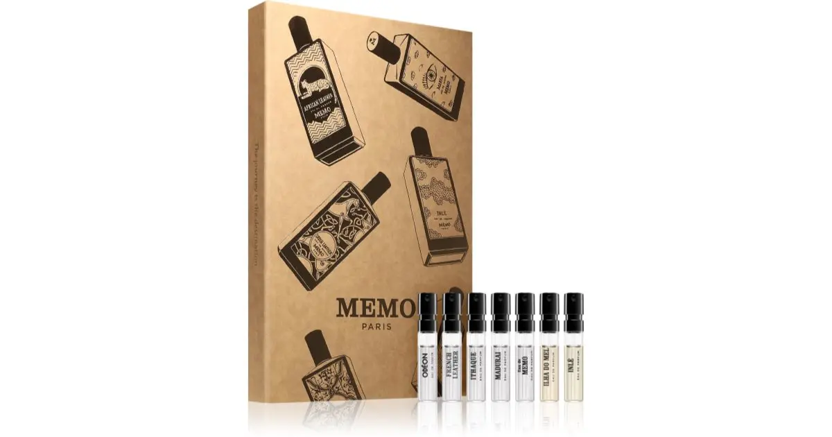 Memo Paris Journey Book For Day set unisex 7× 1,5 ml