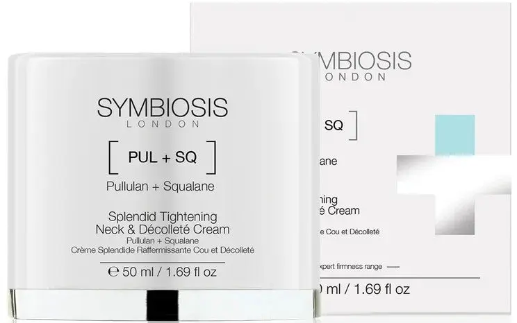 Crema collo e decollete Crema Splendida Rassodante per Collo e Décolleté Symbiosis [Pullulan + Squalane] 50 ml