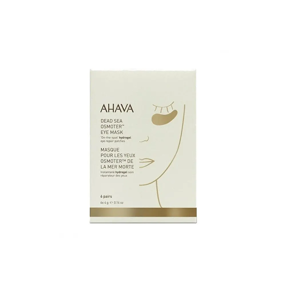 Ahava Set Dead Sea Osmoter Cerotto Riparatore Occhi 4 g x 6 Pz