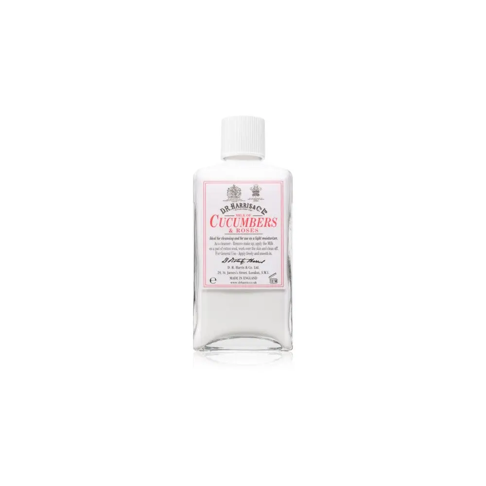 D.R. Harris Milk of Cucumber and Roses 100 ml — Latte Detergente