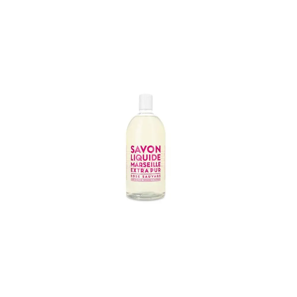 Compagnie de provence Rose Sauvage Liquido Marsiglia Sapone Ricarica 1000 ml — Sapone Liquido