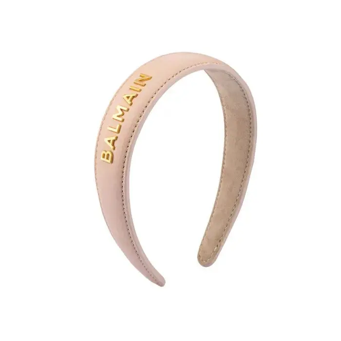 Balmain Hair Couture Fascia Capelli Vera Pelle — Fascia Capelli