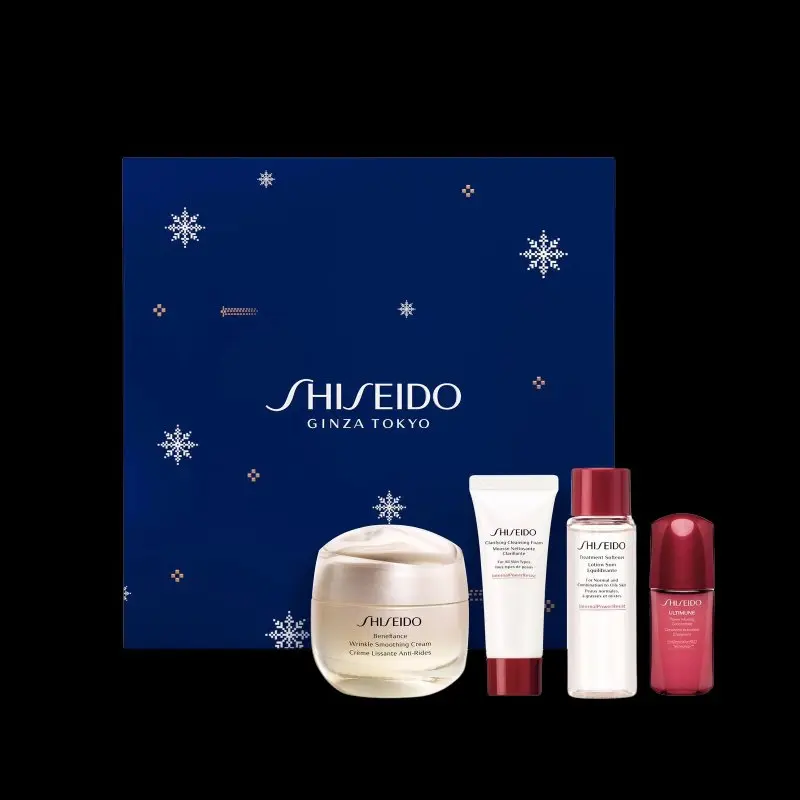 Set Shiseido Benefiance Holiday Kit (f/cr/50ml + foam/15ml + f/lot/30ml + f/conc/10ml)