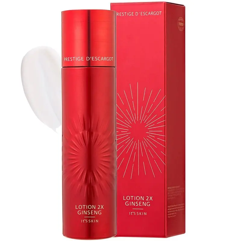 It's Skin Prestige D'Escargot Lotion 2x Ginseng — lozione antietà al ginseng 140 ml