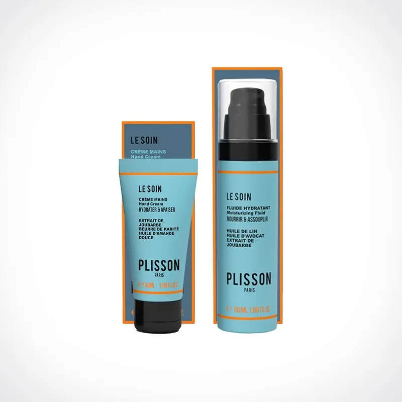 Set Plisson The Soft Touch (fluid/50 ml + h/cr/50 ml)
