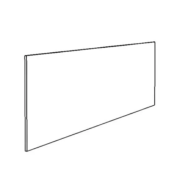 Dekkplate 704x2400 klassisk hvit malt