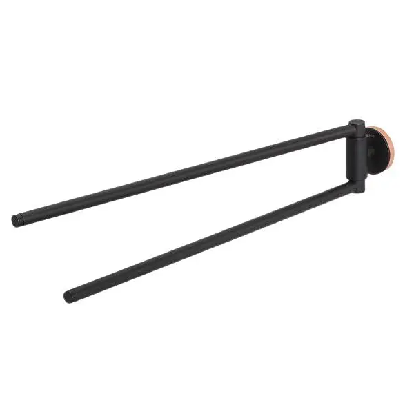 Håndklestang urban svingbar matt svart 45cm