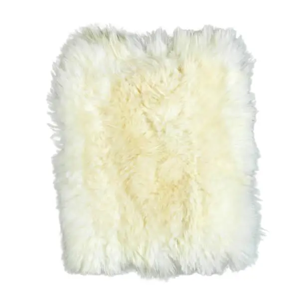 Sitteunderlag saueskinn white