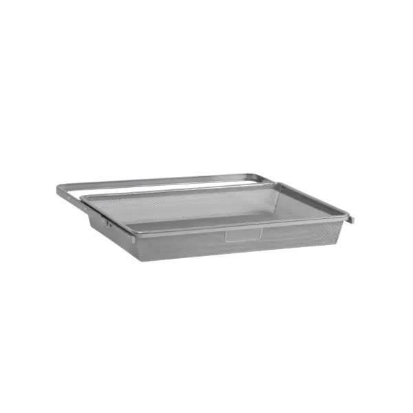 Meshkurv uttrekkbar 60/40/1 platinum 605x430x85 mm