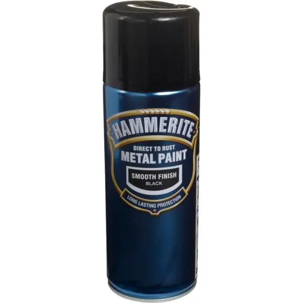 Metallmaling spray smooth svart 0,4l
