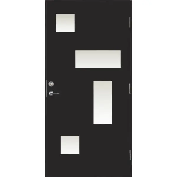 Ytterdør melsomvik 90x210 venstre ds sotet - ncs s 8500-n