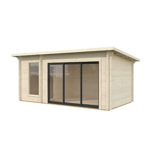 Badstue sanna 12,8 m2 slide+ 44mm maskinlaft