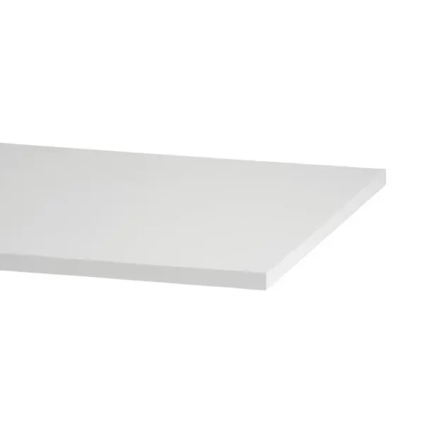 Melaminhylle 900x500 hvit 900x500x19 mm