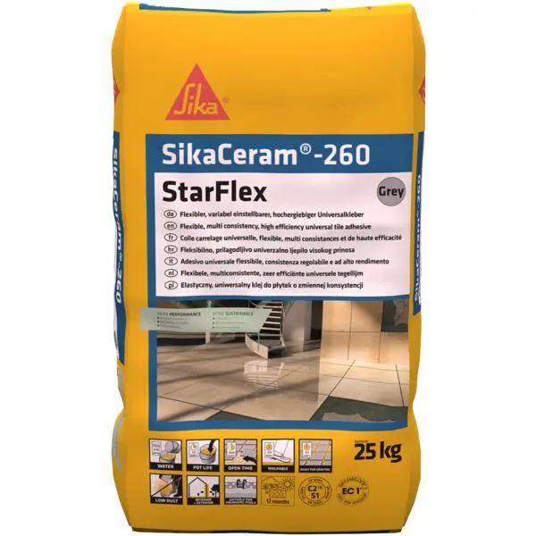 Flislim 260 starflex premium 20kg støvredusert