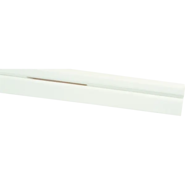 Gulvlist hvit ventilert