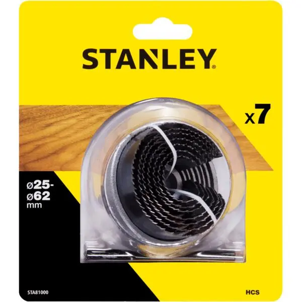 Hullsagsett 7stk hcs sta81000 dybde 15mm