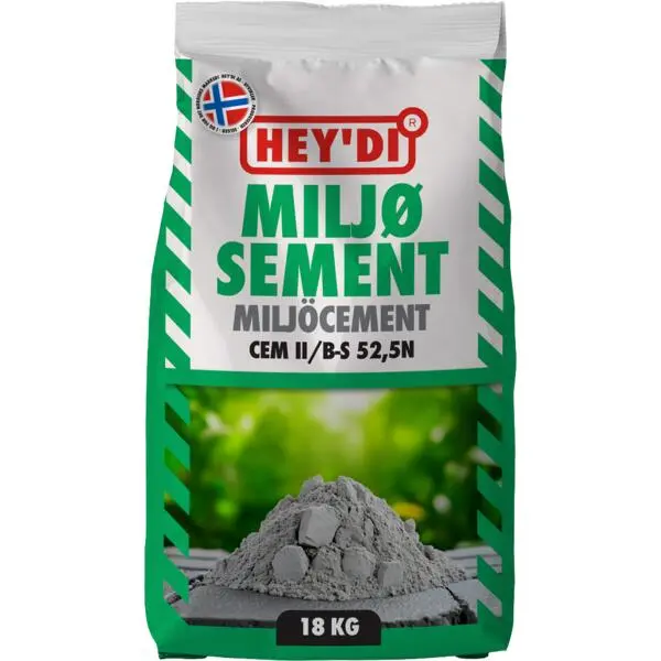 Miljøsement 18kg