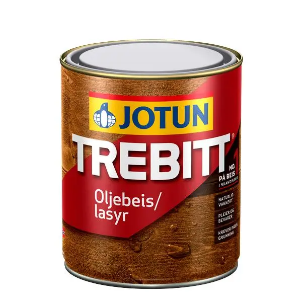 Trebitt oljebeis hvit 0,75l