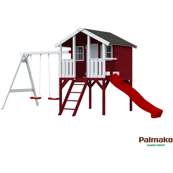 Lekehus toby med huskestativ