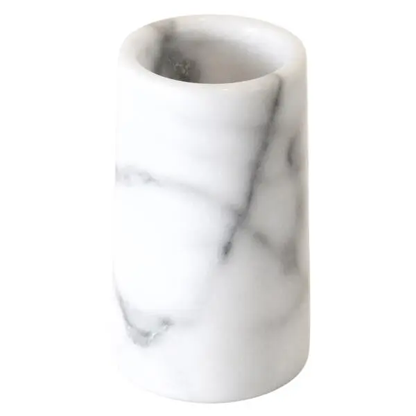 Tannglass marmor hvit