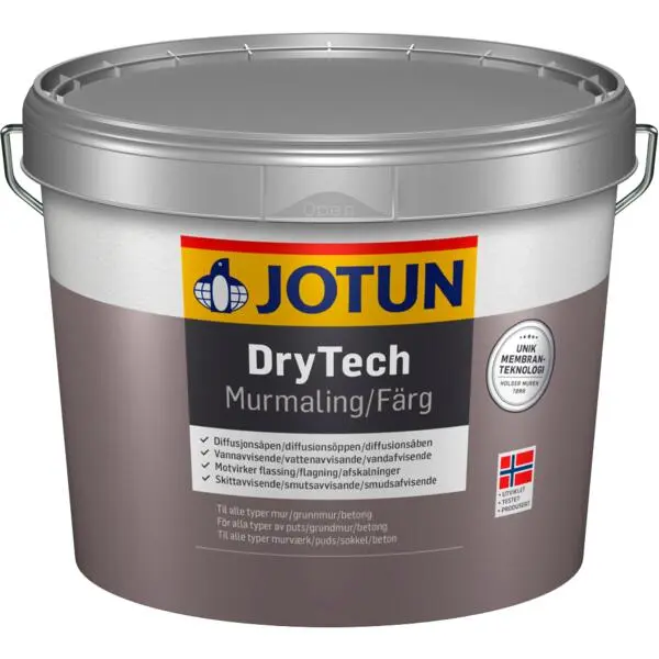 Murmaling drytech lysgrå base 2.7l
