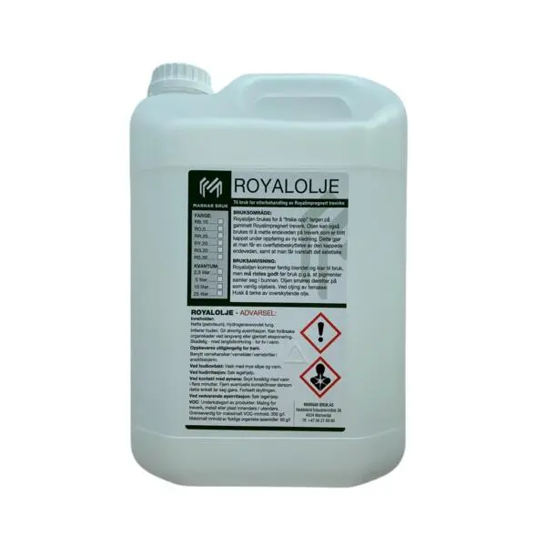 Royalolje brun 5 liter rb.10