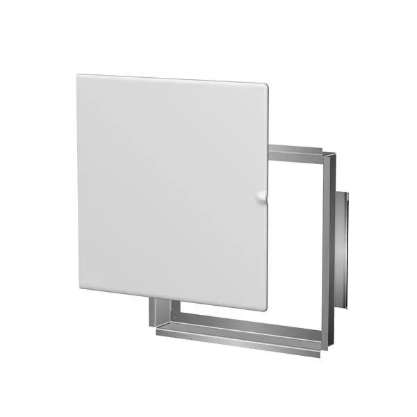 Inspeksjonsluke standard 200x200 hvitlakkert
