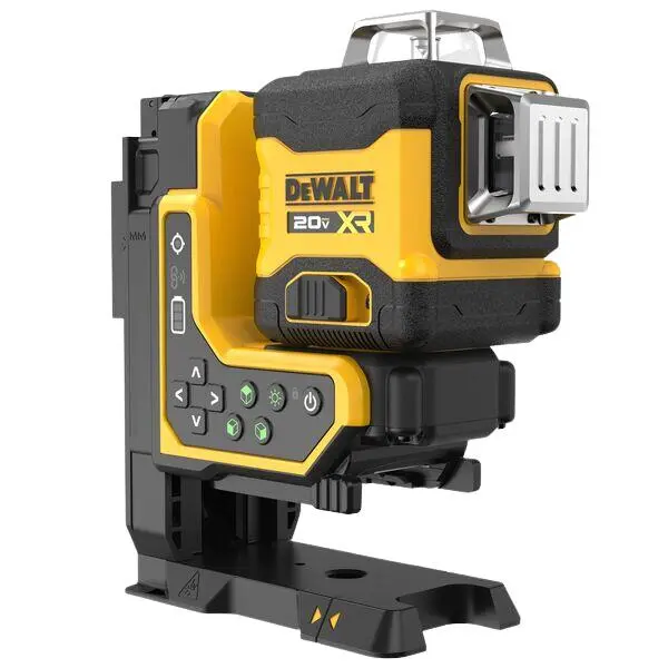 Krysslaser grønn 18v dcle34035b med fjernkontroll, 3x360°, naken