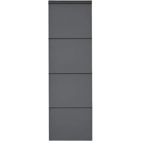 Skyvedørsfronter luna 82cm grey oak structure