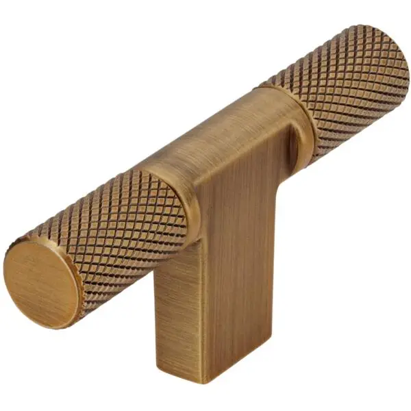 Håndtak-t leia 72 ant messing