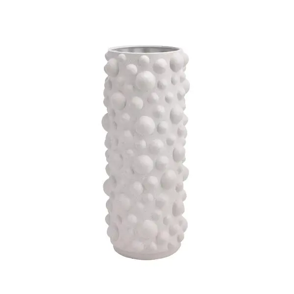 Vase katy hvit 21x21x50