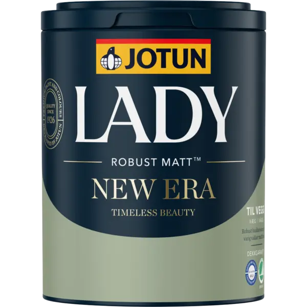 Interiørmaling lady new era hvit/a-base 0.68l