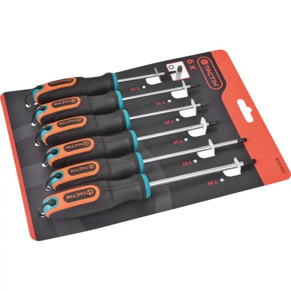 Skrutrekkersett torx 6 deler
