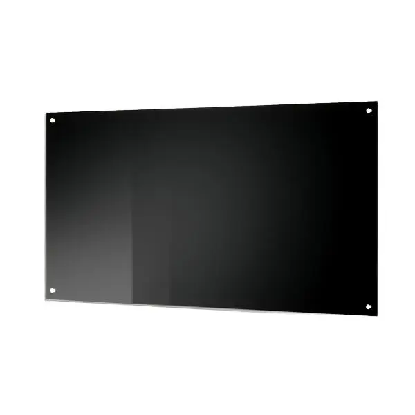 Glassplate herdet sort 900mm 6 x 900 x 450 mm