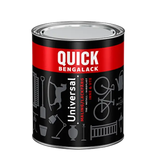 Universal hvit silkematt 0.75l