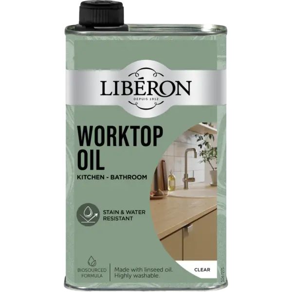 Kjøkkenbenkolje worktop oil klar 0,5l