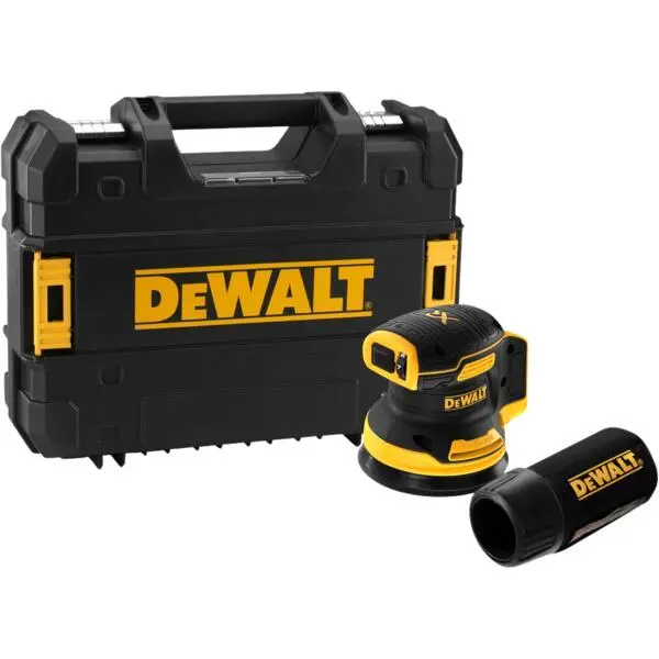 Eksentersliper 18v xr tstak 125mm dcw210nt-xj støvoppsamler, tstak