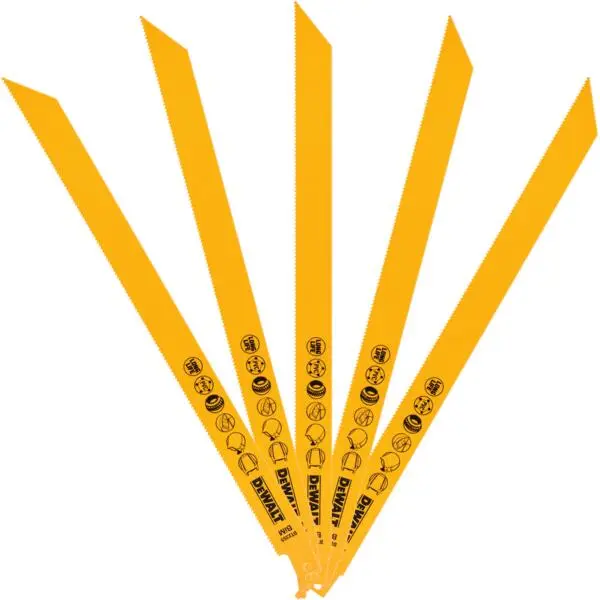 Bajonettsagblad 305mm dt2355 gummi/glassfiber 5pk