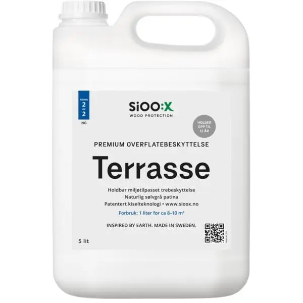Premium overflatebeskyttelse terrasse 5l sioo:x trinn 2 av 2