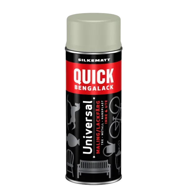 Spray sølvgran silkematt 400ml