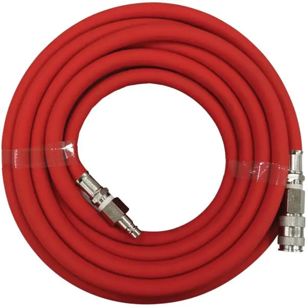 Kompressorslange soft 15m 3/8" euro profil/kombi rød