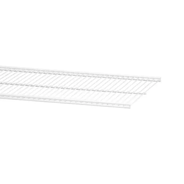 Trådhylle 90/30 hvit 902x305x14 mm
