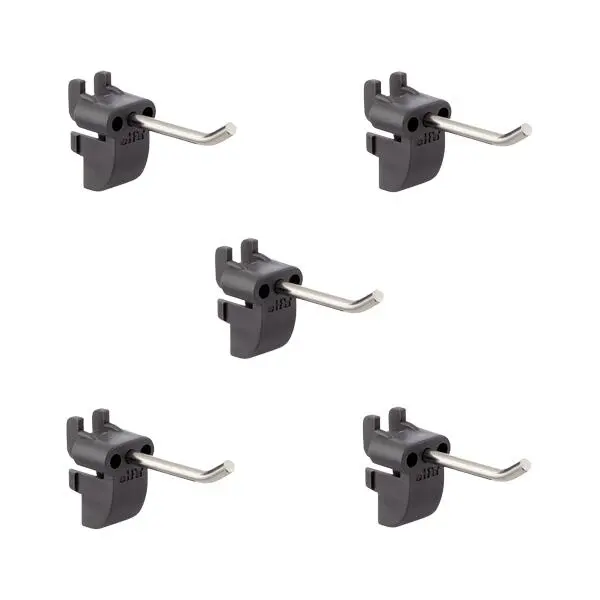 Krok kort rett mattgrå 5pk garage+
