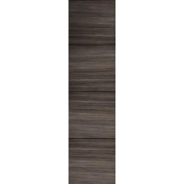 Skyvedørsfronter luna 62cm burned oak structure