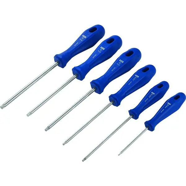 Skrutrekkersett 6 stk torx classic