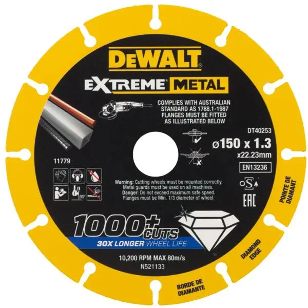 Kappeskive metall 150x22,23x1,3mm dt40253-qz