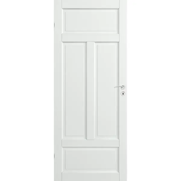 Dørblad skjold 70x210 hvit