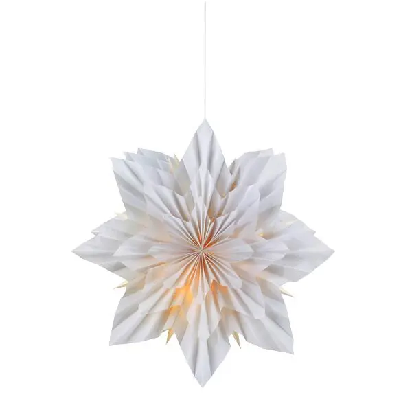 Papirsstjerne neela 60cm grå