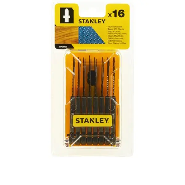 Stikksagbladsett 16st sta28160 assortert 16stk